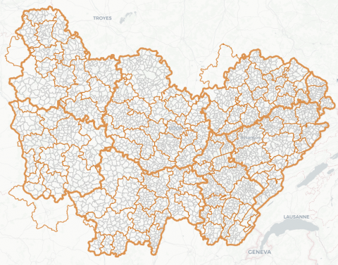 Carte générale DREAL BFC