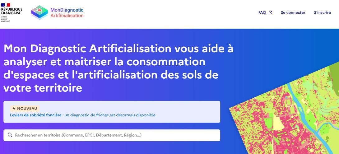 Pour analyser et maitriser la consommation d'espaces et l'artificialisation des sols sur votre territoire